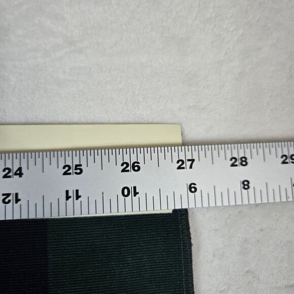 VTG Ralph Lauren Upholstery Fabric Willington Stripe Hunter/Navy 27x27 inch 0802 - Picture 3 of 4